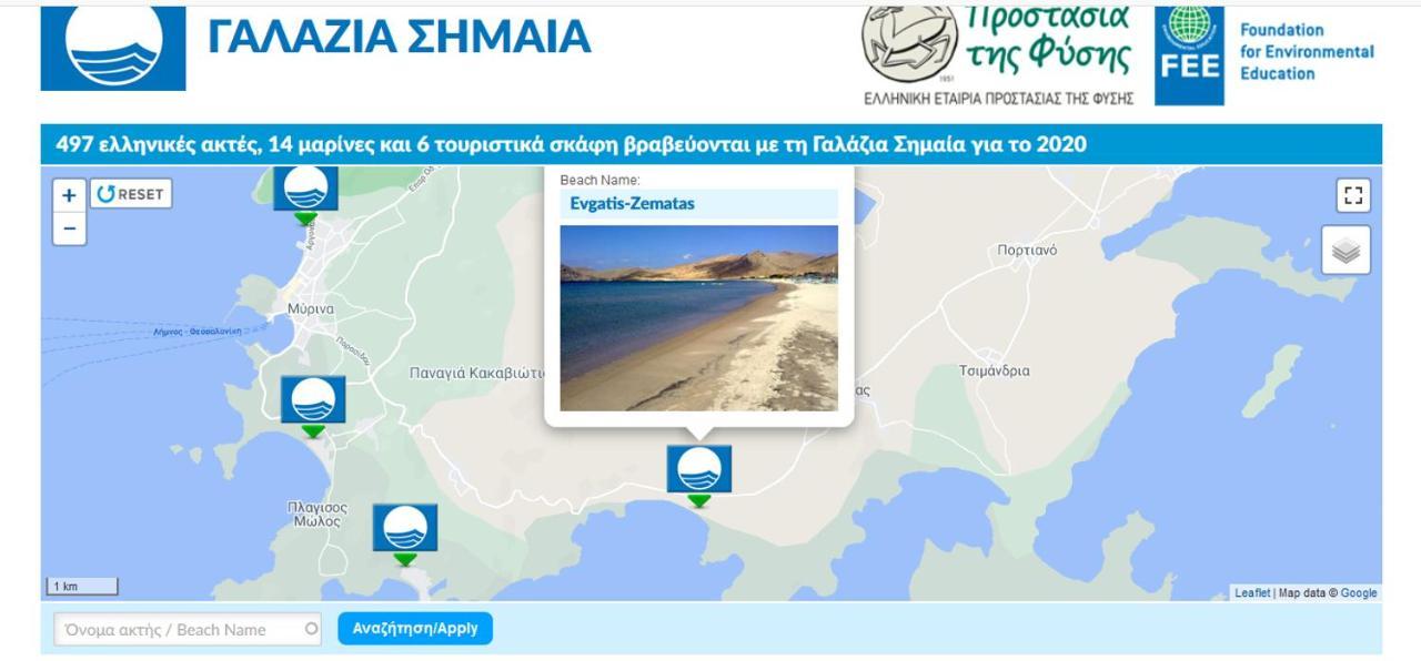 Evgatisbeach Loyskoy 2 Myrina Exterior photo